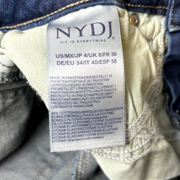 NYDJ Barbara Bootcut Lift Tuck Bootcut Western Festival Jeans Size 4 / 28x30 - Picture 6 of 6